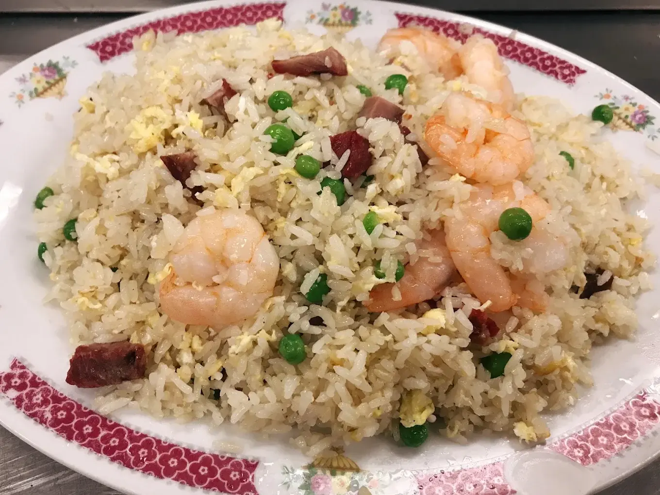 Delicious Yang Chow Fried Rice at Rose Garden in Regina, SK